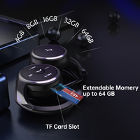 Arikasen słuchawki Bluetooth sportowe słuchawki MP3 odtwarzacz zestaw słuchawkowy radia FM rozszerzona pamięć słuchawki bezprzewodowe odtwarzacz słuchawki z bluetooth mikrofonem 5